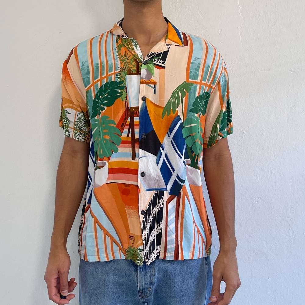 Pull & Bear Landscape Shirt